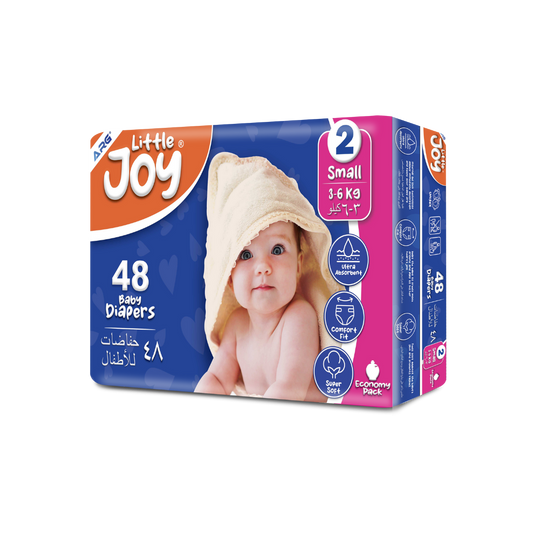 LITTLE JOY DIAPER ECO PACK SMALL 48s