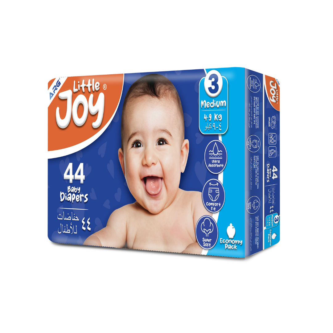 LITTLE JOY DIAPER ECO PACK MEDIUM 44s