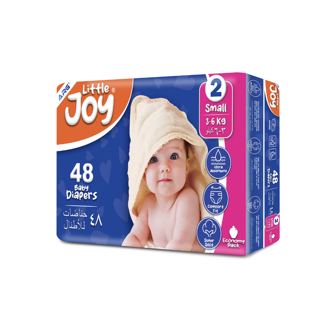 LITTLE JOY DIAPER ECO PACK SMALL 48s